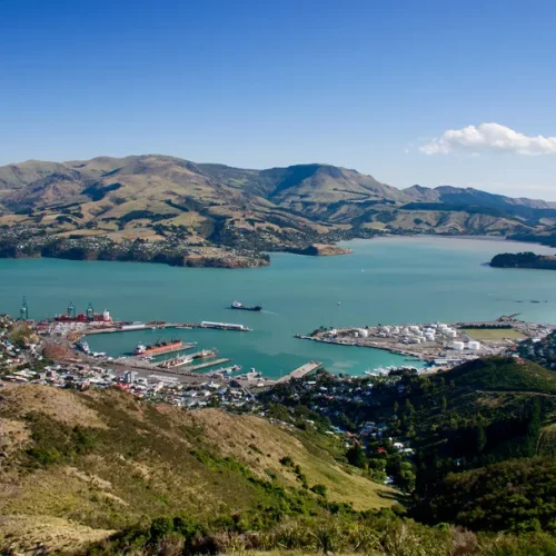 view-Christchurch-Lyttelton-Harbour-New-Zealand